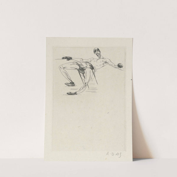 Tableau de la boxe, illustré de 29 gravures à l’eau-forte pl 34 (1923) by André Dunoyer de Segonzac