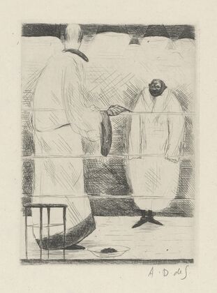 Tableau de la boxe, illustré de 29 gravures à l’eau-forte pl 36