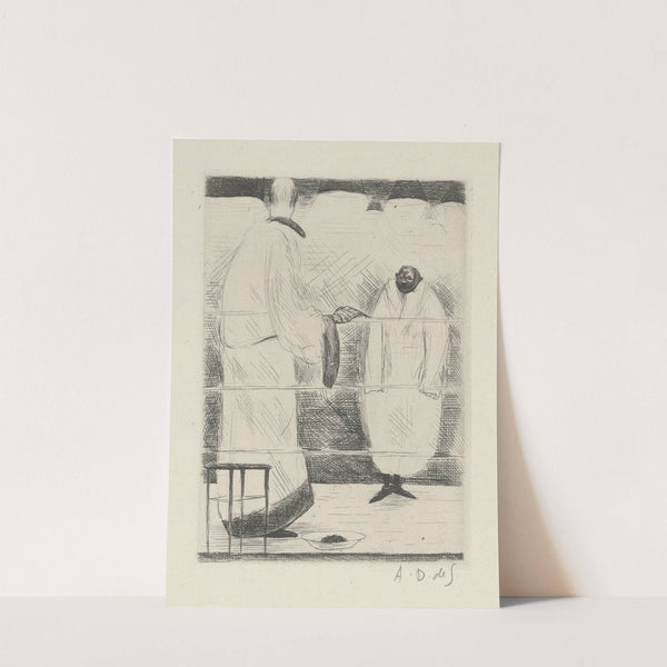 Tableau de la boxe, illustré de 29 gravures à l’eau-forte pl 36 (1923) by André Dunoyer de Segonzac