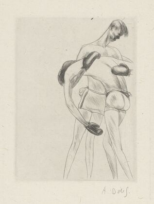 Tableau de la boxe, illustré de 29 gravures à l’eau-forte pl 37