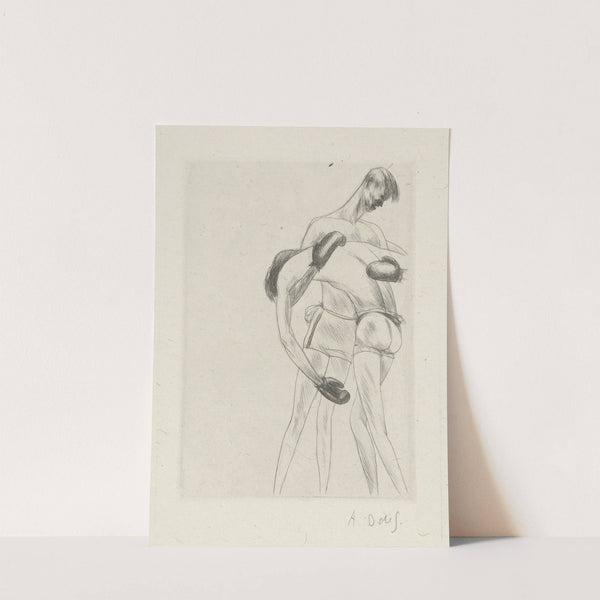 Tableau de la boxe, illustré de 29 gravures à l’eau-forte pl 37 (1923) by André Dunoyer de Segonzac