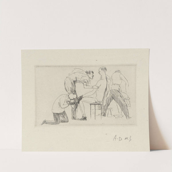 Tableau de la boxe, illustré de 29 gravures à l’eau-forte pl 38 (1923) by André Dunoyer de Segonzac
