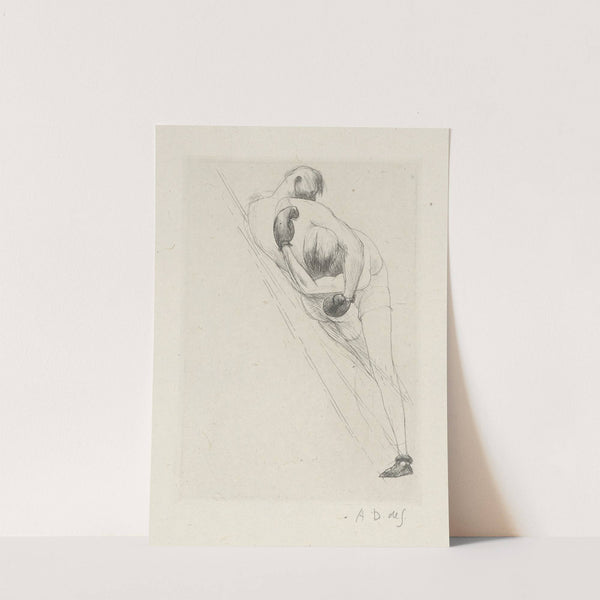 Tableau de la boxe, illustré de 29 gravures à l’eau-forte pl 39 (1923) by André Dunoyer de Segonzac