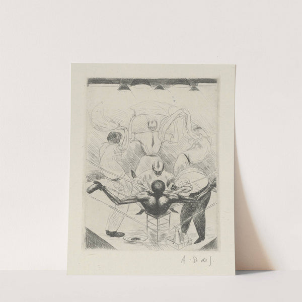 Tableau de la boxe, illustré de 29 gravures à l’eau-forte pl 40 (1923) by André Dunoyer de Segonzac