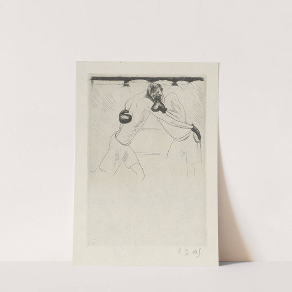 Tableau de la boxe, illustré de 29 gravures à l’eau-forte pl 41 (1923) by André Dunoyer de Segonzac