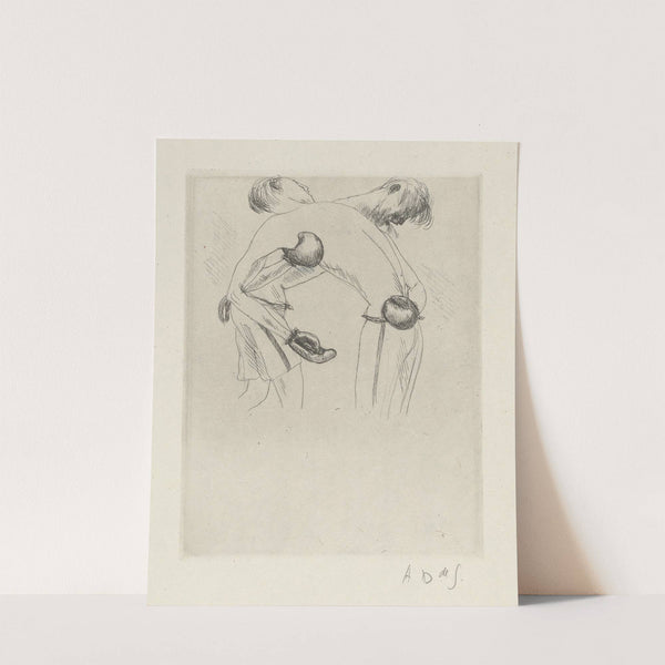 Tableau de la boxe, illustré de 29 gravures à l’eau-forte pl 43 (1923) by André Dunoyer de Segonzac