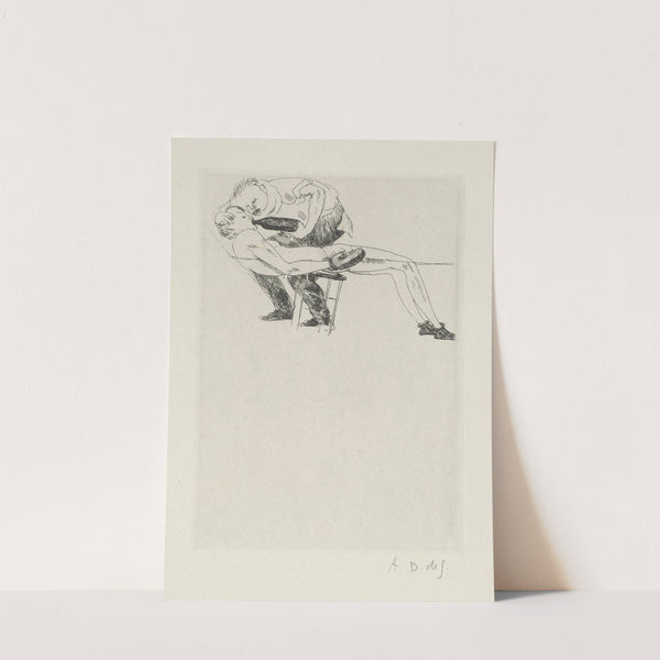 Tableau de la boxe, illustré de 29 gravures à l’eau-forte pl 44 (1923) by André Dunoyer de Segonzac