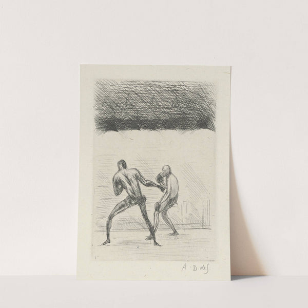 Tableau de la boxe, illustré de 29 gravures à l’eau-forte pl 46 (1923) by André Dunoyer de Segonzac