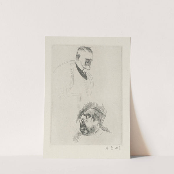 Tableau de la boxe, illustré de 29 gravures à l’eau-forte pl 48 (1923) by André Dunoyer de Segonzac