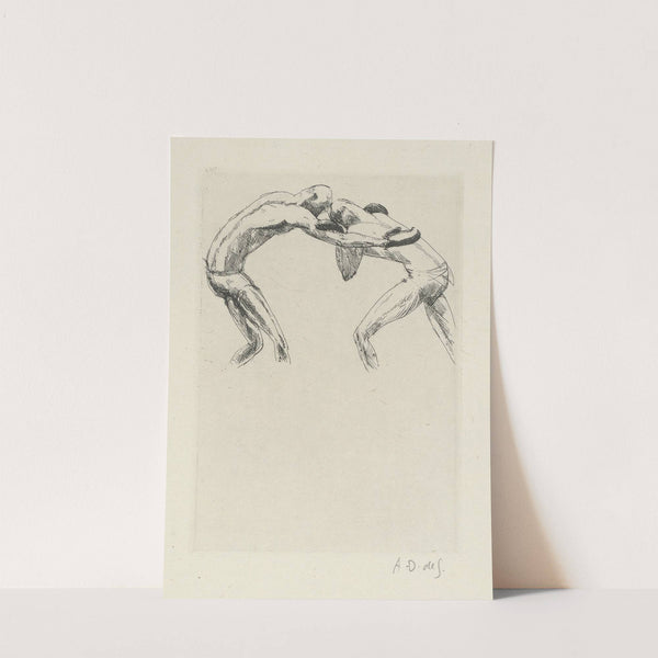 Tableau de la boxe, illustré de 29 gravures à l’eau-forte pl 49 (1923) by André Dunoyer de Segonzac