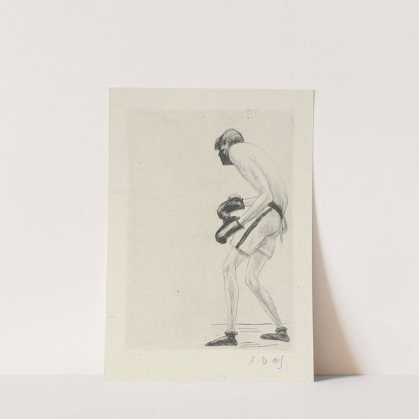 Tableau de la boxe, illustré de 29 gravures à l’eau-forte pl 50 (1923) by André Dunoyer de Segonzac