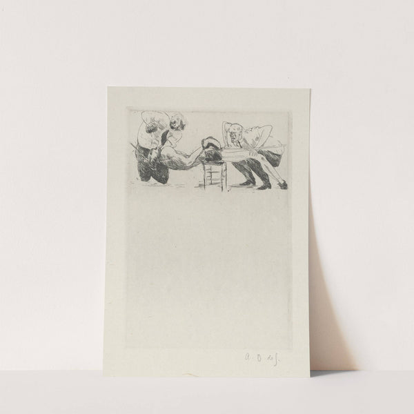 Tableau de la boxe, illustré de 29 gravures à l’eau-forte pl 52 (1923) by André Dunoyer de Segonzac