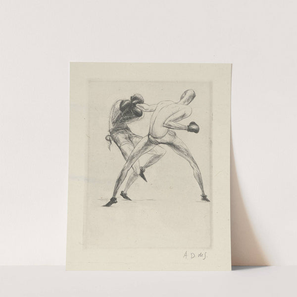 Tableau de la boxe, illustré de 29 gravures à l’eau-forte pl 53 (1923) by André Dunoyer de Segonzac