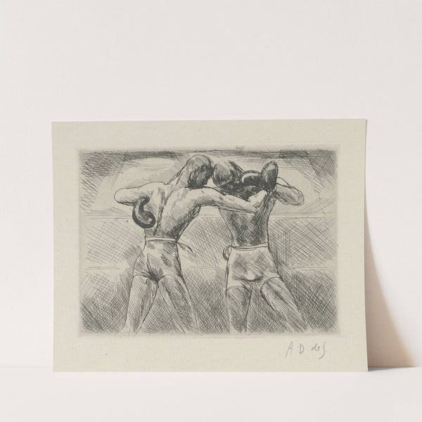 Tableau de la boxe, illustré de 29 gravures à l’eau-forte pl 54 (1923) by André Dunoyer de Segonzac