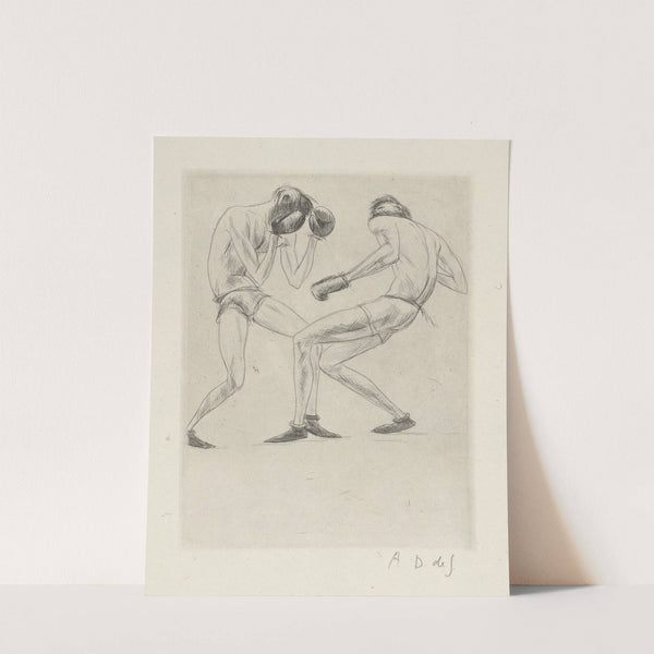 Tableau de la boxe, illustré de 29 gravures à l’eau-forte pl 56 (1923) by André Dunoyer de Segonzac