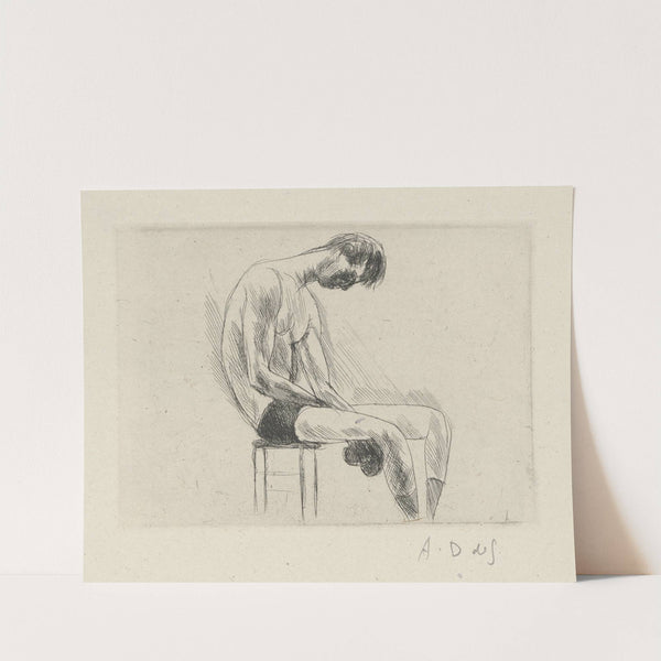 Tableau de la boxe, illustré de 29 gravures à l’eau-forte pl 57 (1923) by André Dunoyer de Segonzac