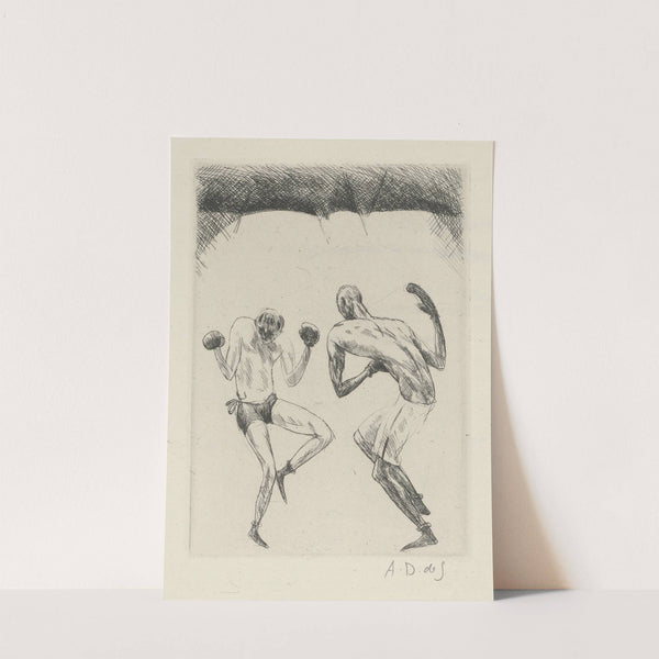 Tableau de la boxe, illustré de 29 gravures à l’eau-forte pl 58 (1923) by André Dunoyer de Segonzac
