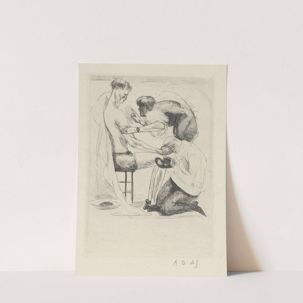 Tableau de la boxe, illustré de 29 gravures à l’eau-forte pl 62 (1923) by André Dunoyer de Segonzac