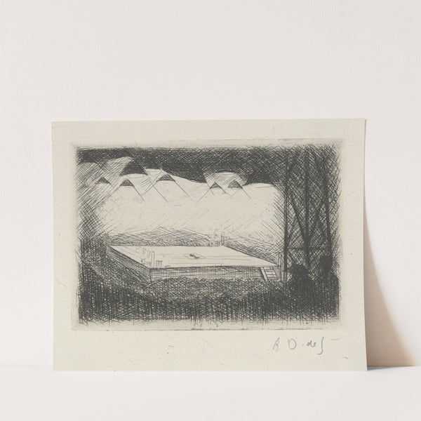 Tableau de la boxe, illustré de 29 gravures à l’eau-forte pl 63 (1923) by André Dunoyer de Segonzac