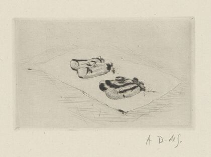 Tableau de la boxe, illustré de 29 gravures à l’eau-forte pl 7