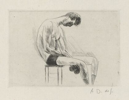 Tableau de la boxe, illustré de 29 gravures à l’eau-forte pl 9
