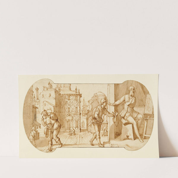 Taddeo Rebuffed by Francesco Il Sant’Angelo (1595) by Federico Zuccaro