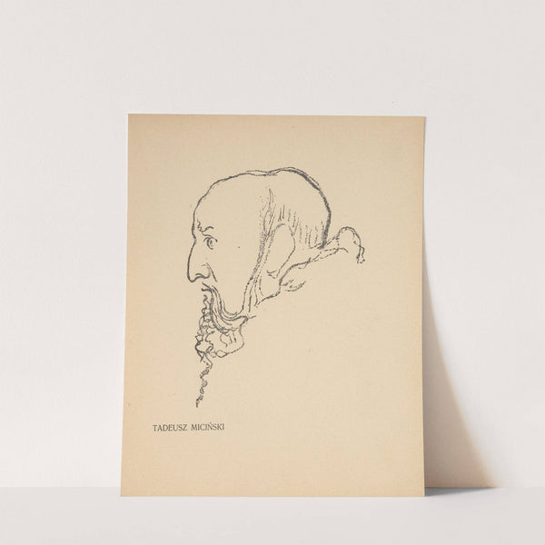 Tadeusz Miciński (1904) by Kazimierz Sichulski