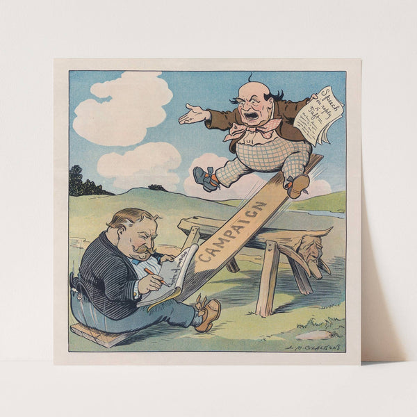 When the ice man gets there (1906) by Louis Glackens