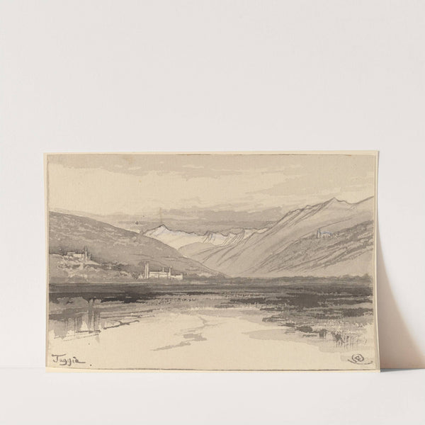 Taggia by Edward Lear