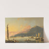 Tahitian War Galleys in Matavai Bay, Tahiti by William Hodges
