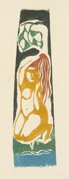 Tahitian Woman Doing her Hair