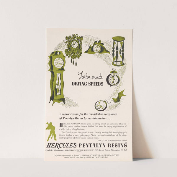 Tailor-made Drying Speeds by Hercules Incorporated