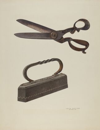Tailor’s Shears and Iron