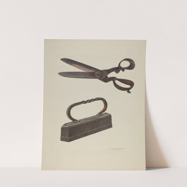 Tailor's Shears and Iron by John Bodine