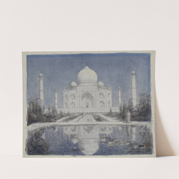 Taj Mahal bij maanlicht (1877 - 1932) by Marius Bauer