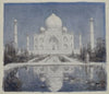 Taj Mahal bij maanlicht