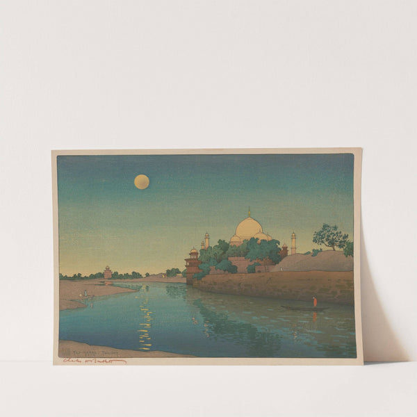 Taj-Mahal, twilight (1920) by Charles William Bartlett