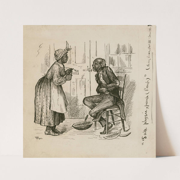 ‘Take physic, pomp (Pomp)’ (King Lear, act III, scene IV) (1876) by Howard Pyle