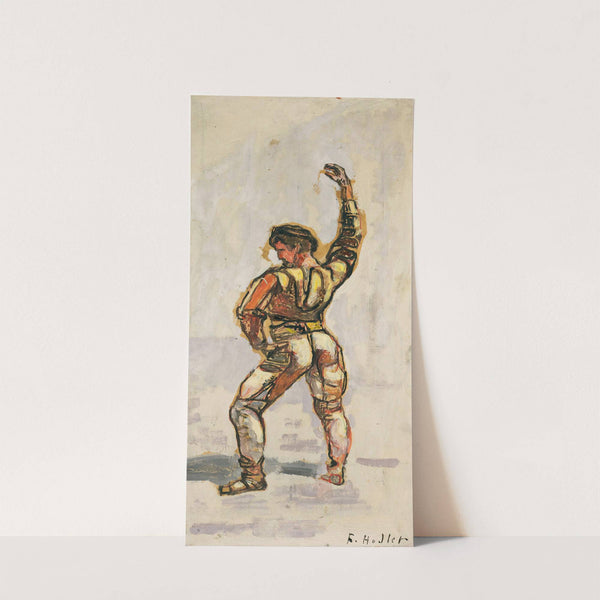 Taker From The Oath In Left Profile For ‘unanimity’ by Ferdinand Hodler