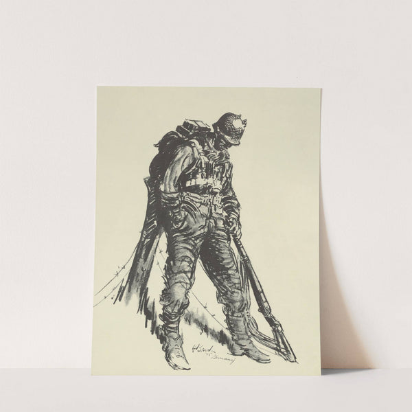 Taking a break (1945) by Howard Brodie