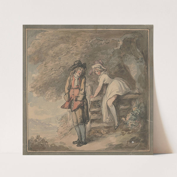 Taking a mean advantage by Thomas Rowlandson