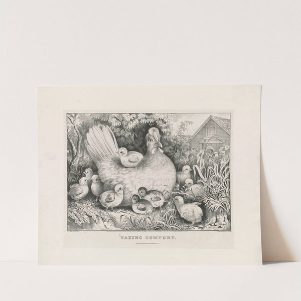 Taking comfort (1866) by Currier & Ives.