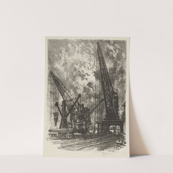 Taking the Big Gun Away by Joseph Pennell