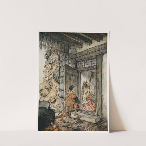 Taking the keys of the castle, Jack unlocked all the doors (1927) by Arthur Rackham