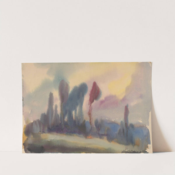 Tall Trees on the Edge of the Forest by Zolo Palugyay