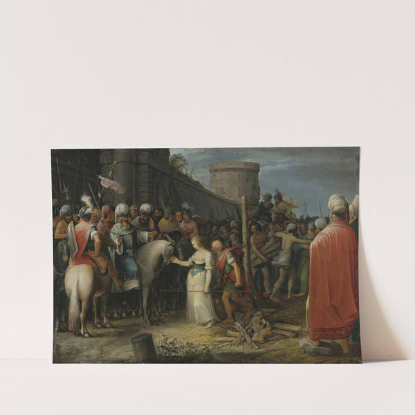 Tamar Being Led To The Stake by Adriaen van Stalbemt