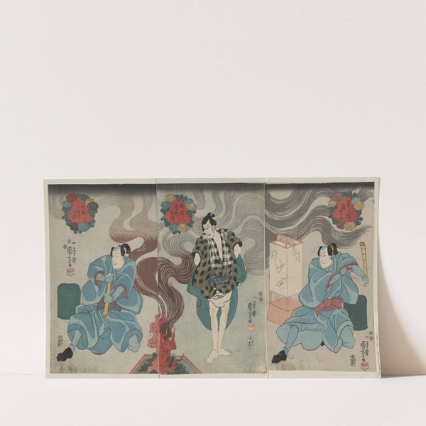 Tamashima ittō tenjiku tokubei tsukimoto inabanosuke (1844) by Utagawa Kuniyoshi