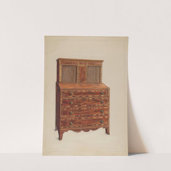 Tambour Desk by Bernard Gussow