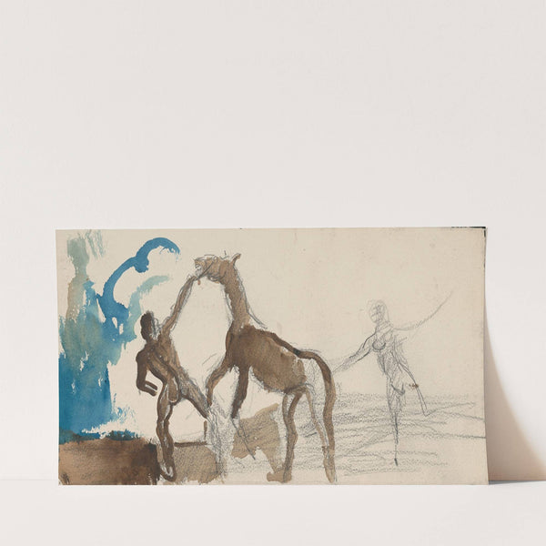 Taming a Horse (1930–1939) by Cyprián Majerník