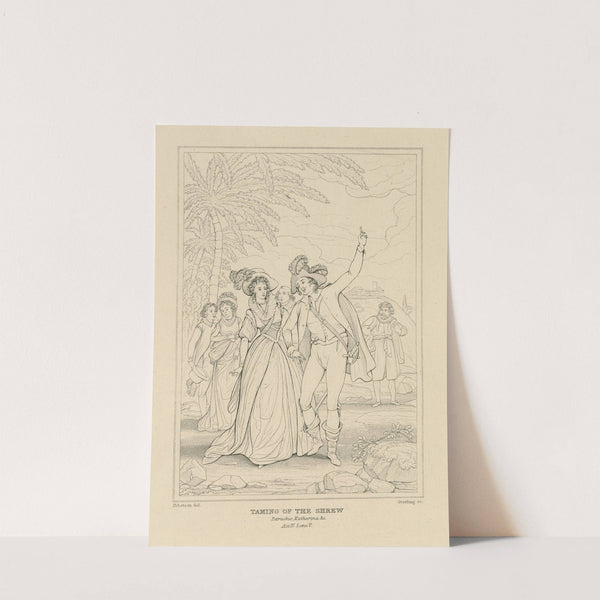 Taming of the shrew, act 4, scene 5, Petruchio, Katherine & Hortensio (19th century) by William Francis Starling